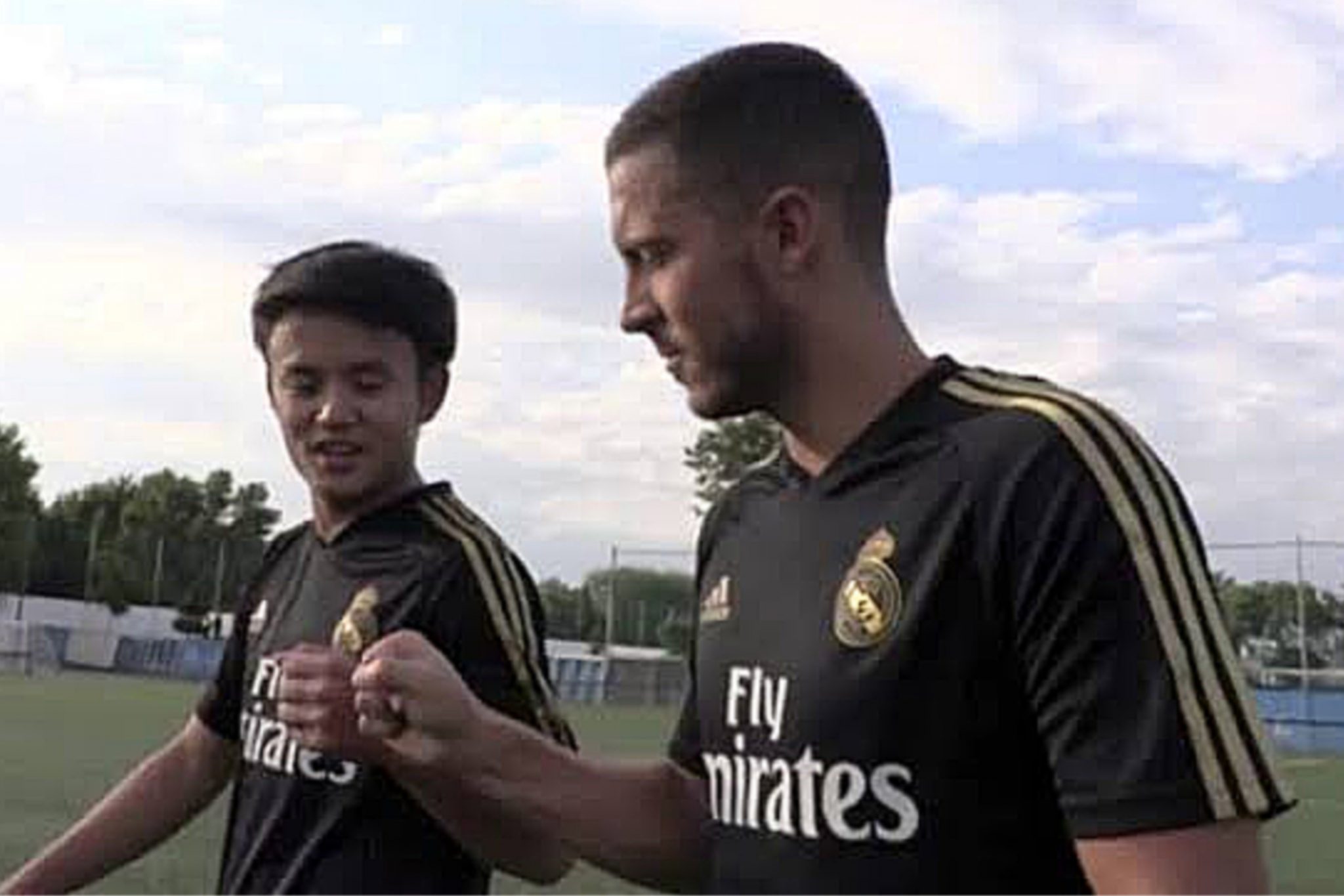  Video Little  chat with Eden  Hazard  at the end shows Kubo 