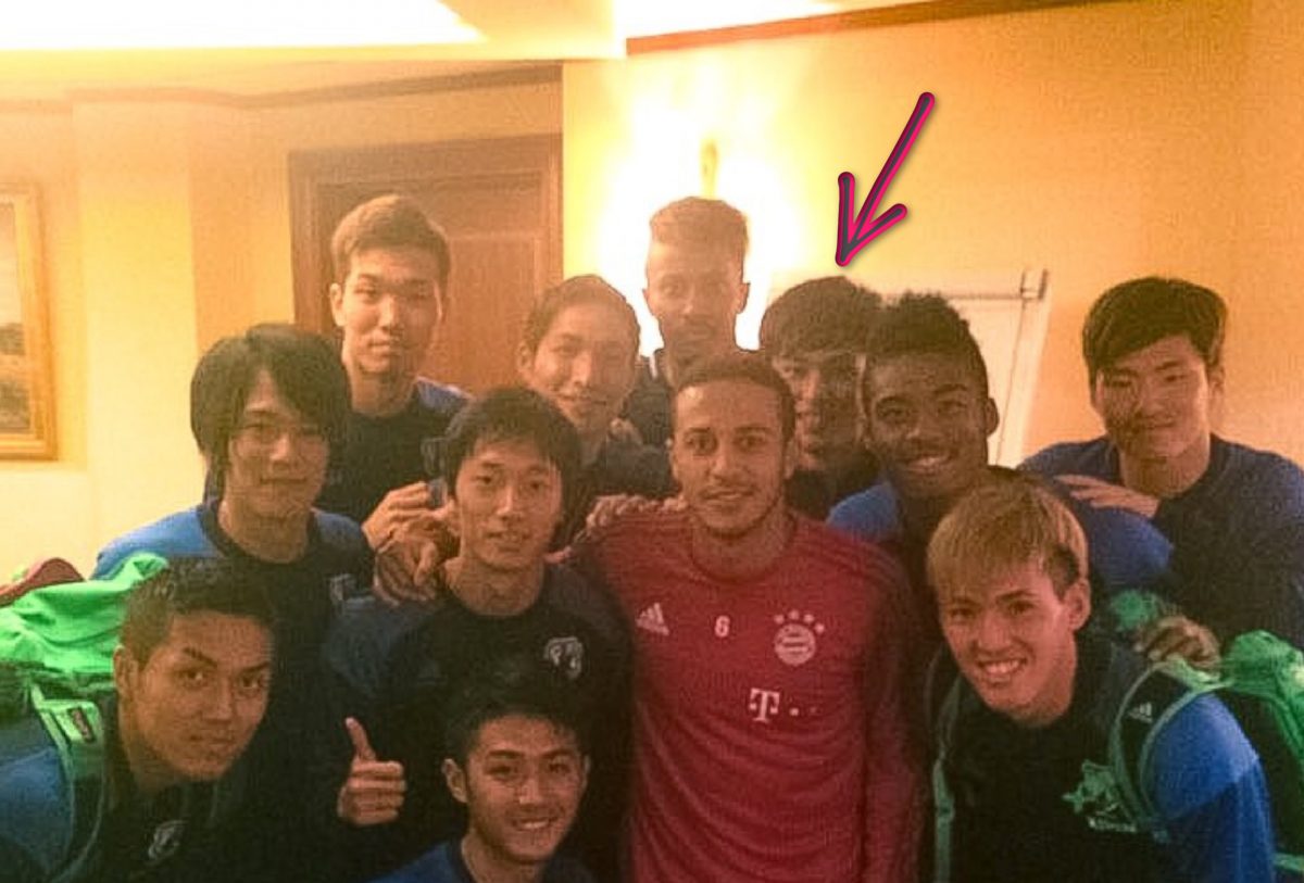 Old photo of Takumi Minamino and Thiago Alcantara