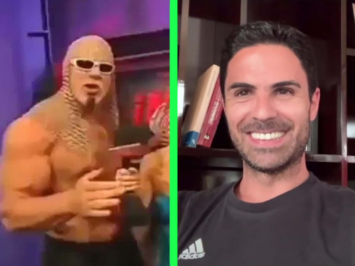 Scott Steiner and Mikel Arteta