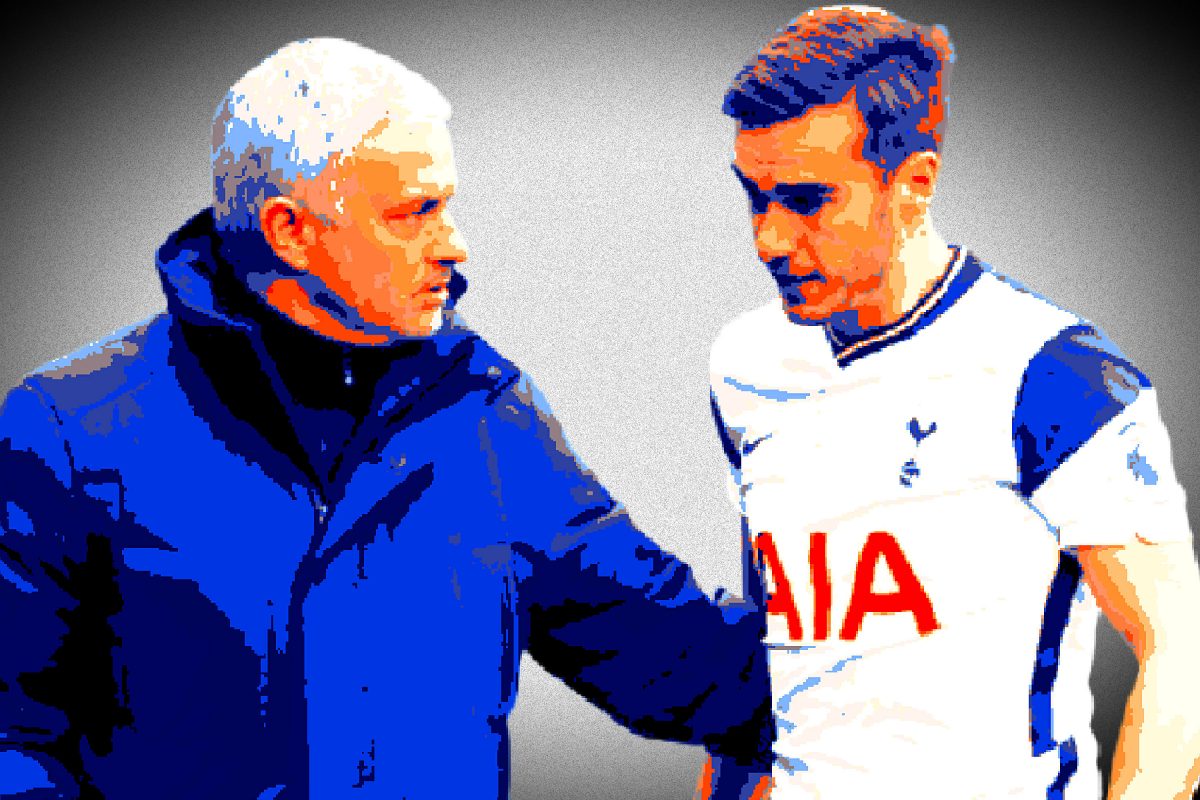 Jose Mourinho and Harry Winks