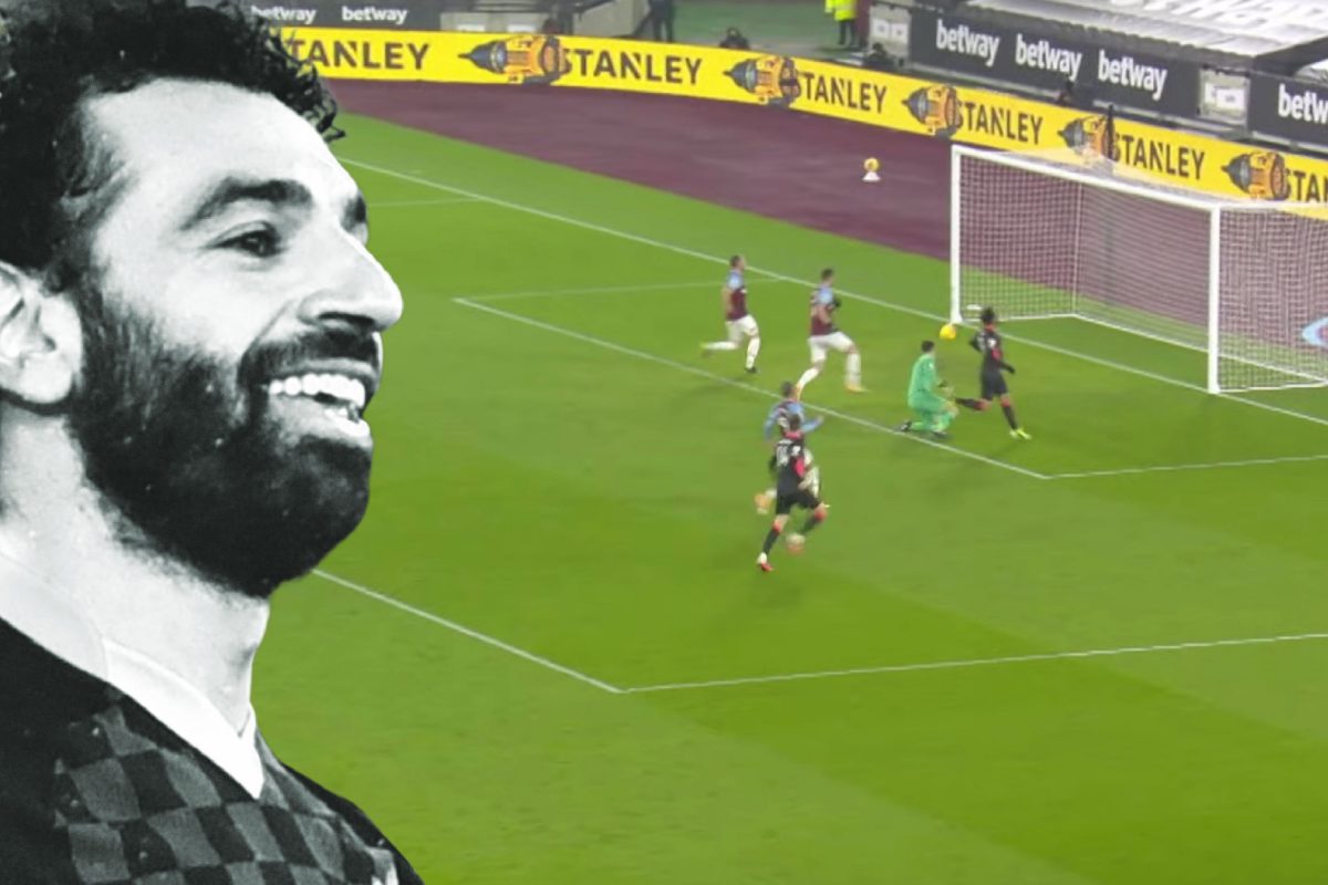 Mo Salah slots it past Fabianski to finish off an incredible counter attack goal (1)