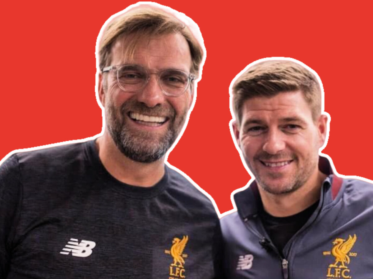 Jurgen Klopp and Steven Gerrard