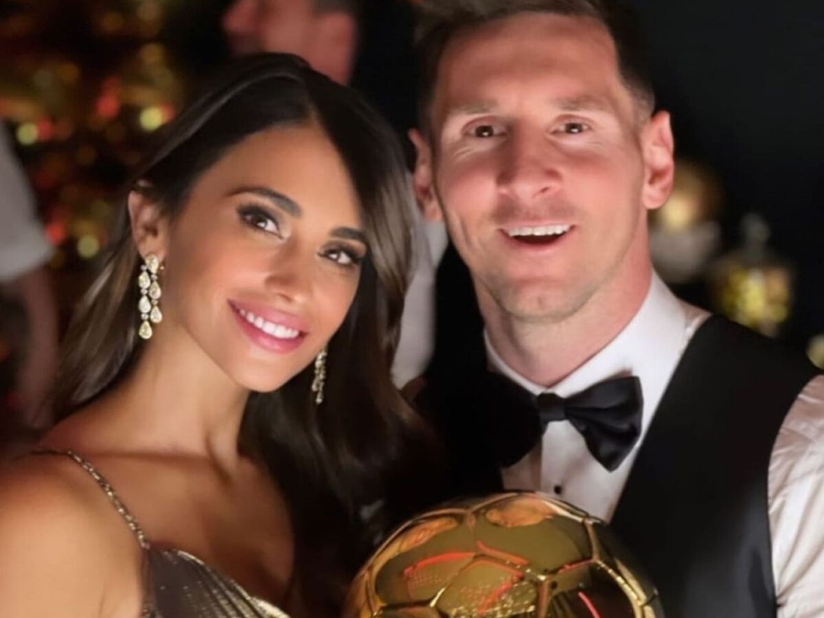 Antonella Roccuzzo and Lionel Messi