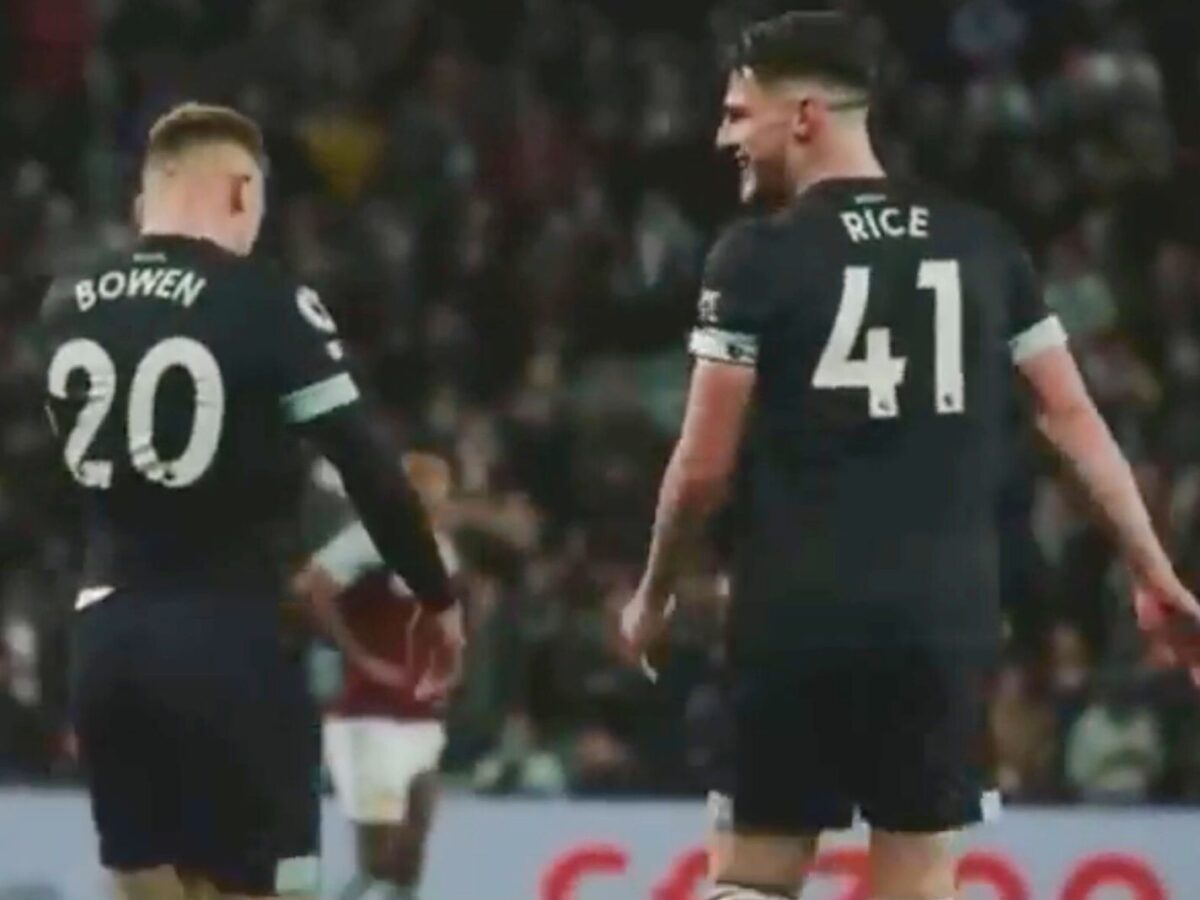 Declan Rice Caught Teasing Jarrod Bowens Sex Life During Villa Win Thick Accent 