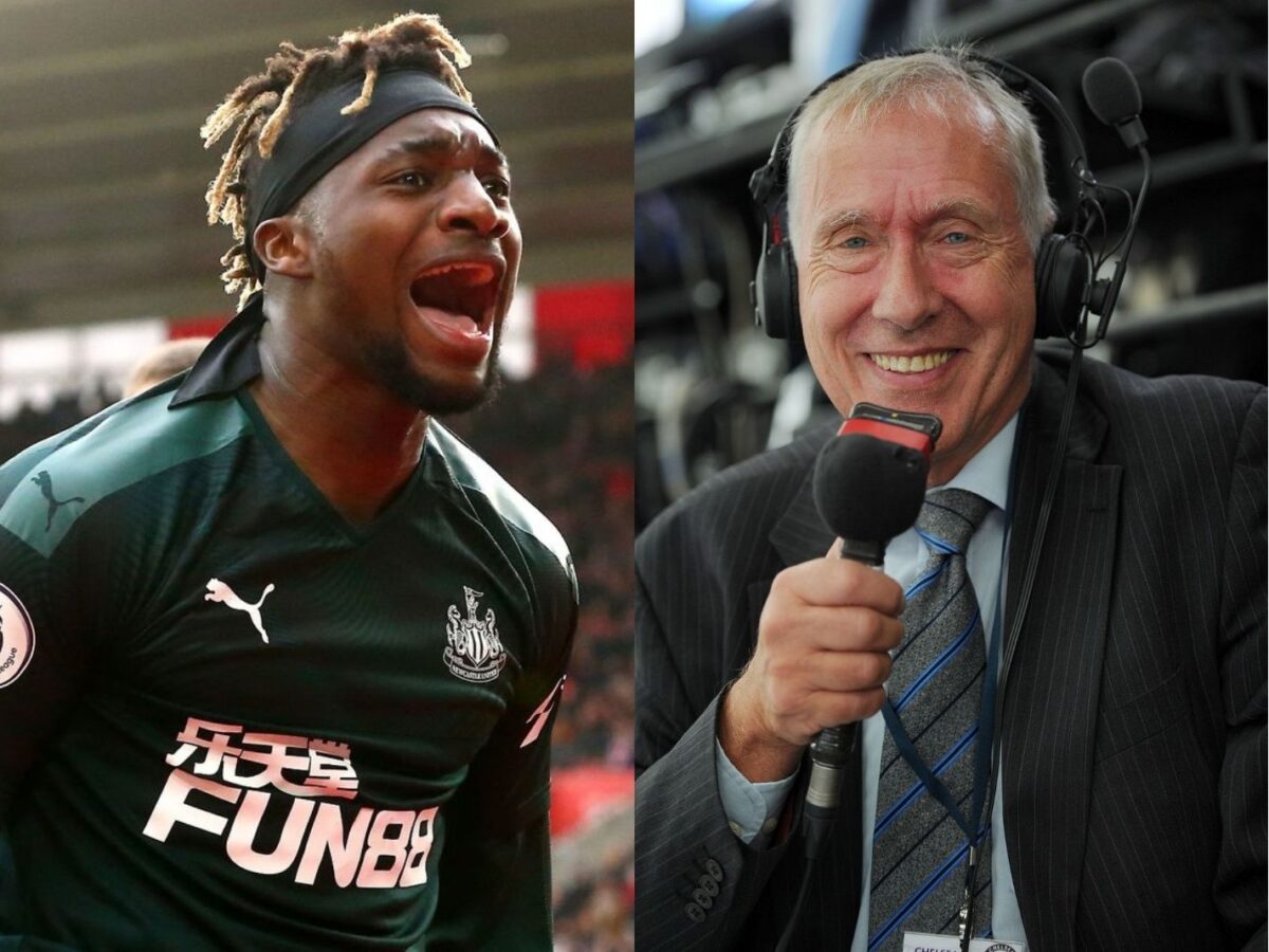 Allan Saint-Maximin and Martin Tyler