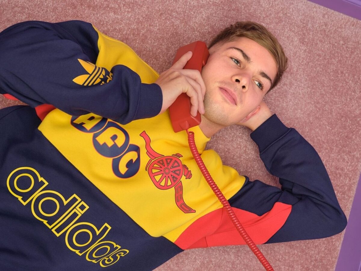 Emile Smith Rowe shows the new Arsenal range