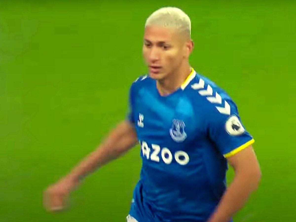 Richarlison scored Everton's first goal against Arsenal