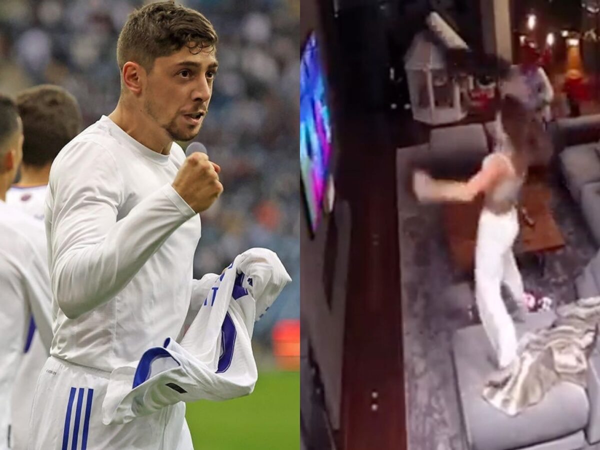 Fede Valverde's girlfriend's reaction to winner against Barcelona