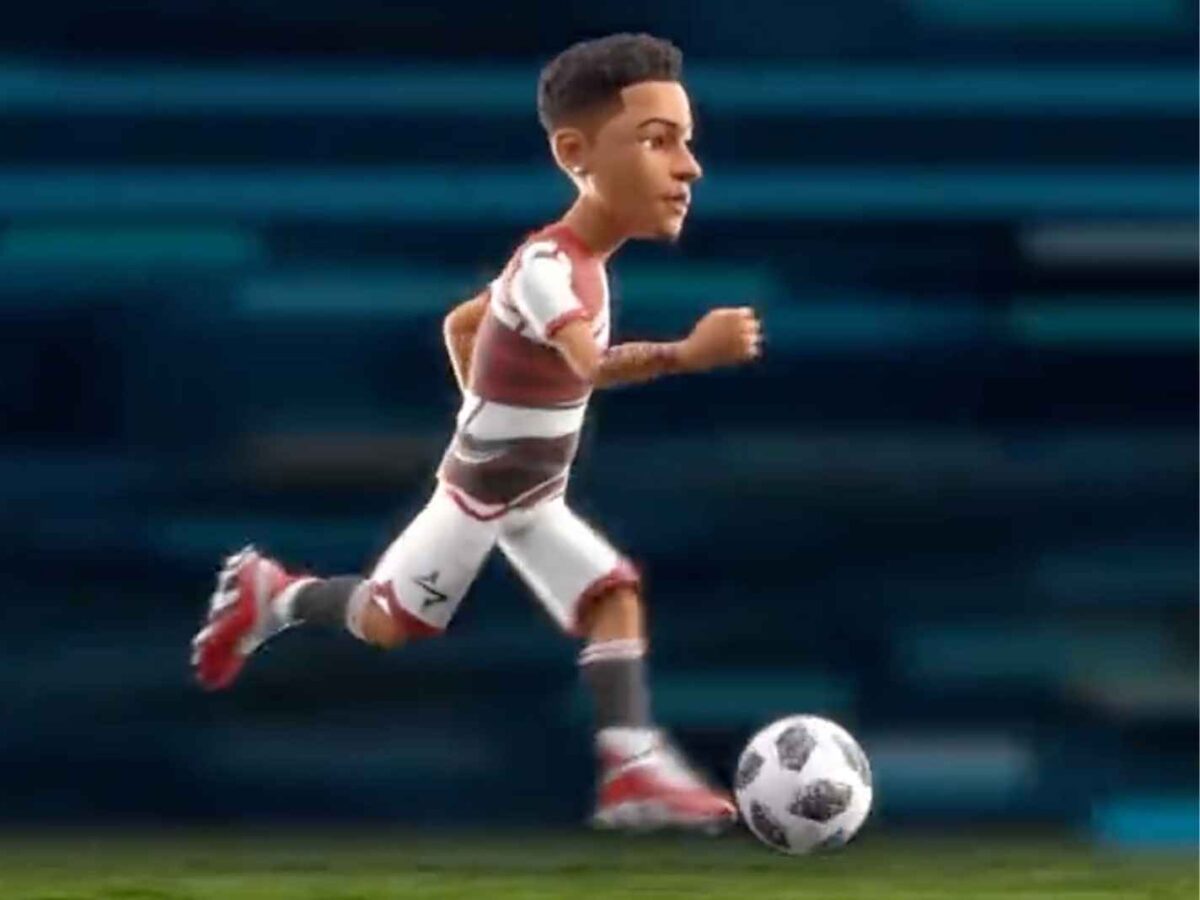 Jadon Sancho in virtual avatar