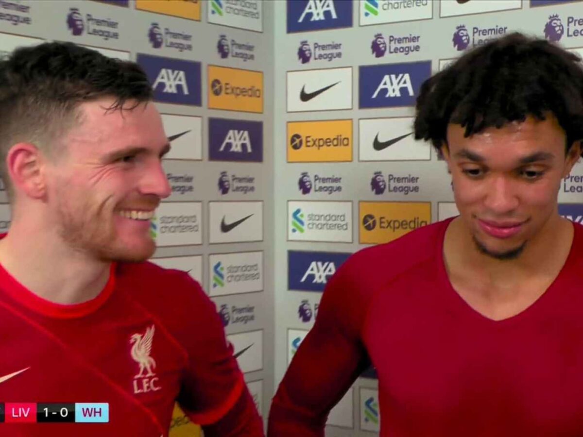 Andy Robertson and Trent Alexander-Arnold