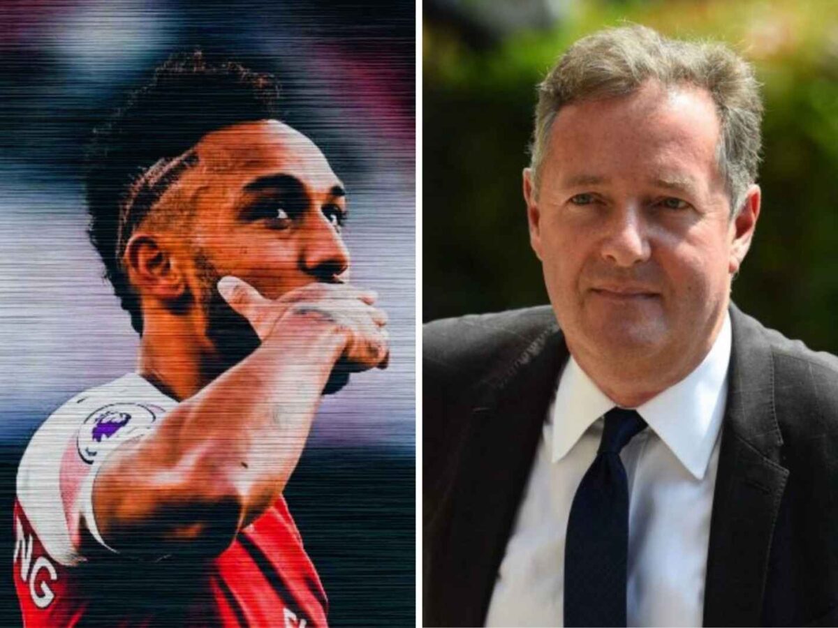 Aubameyang Shuts Down Piers Morgan on Twitter