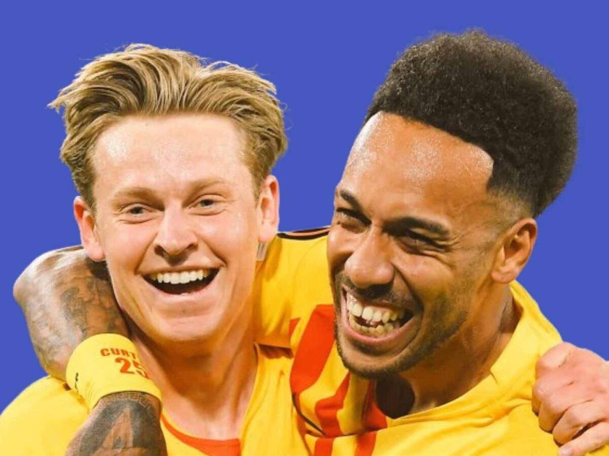 Frenkie De Jong and Aubameyang