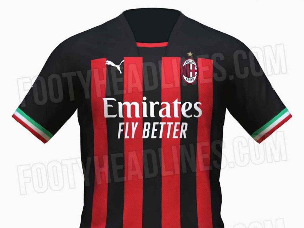 AC Milan home kit for 2223 season