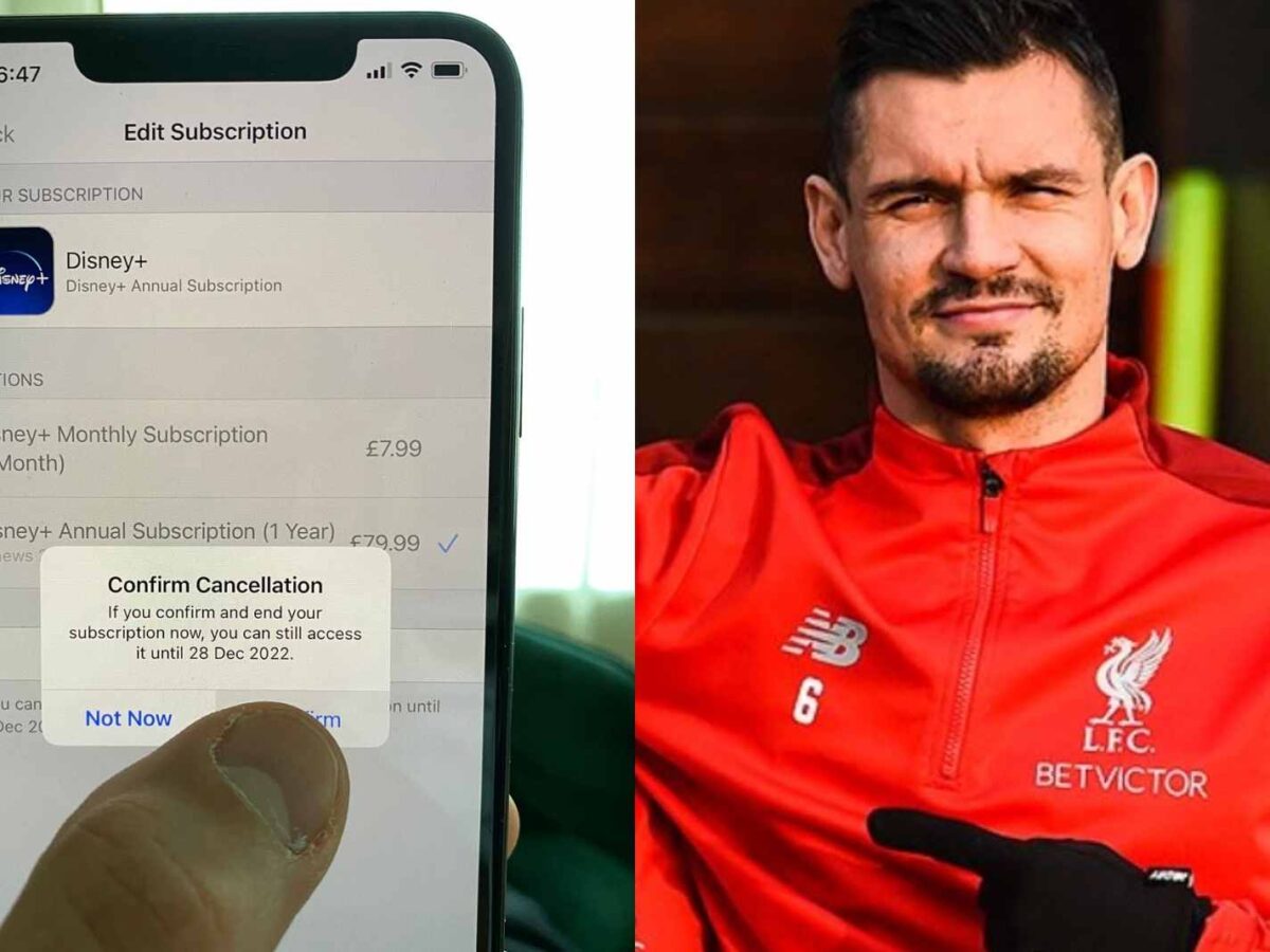 Dejan Lovren cancels Disney