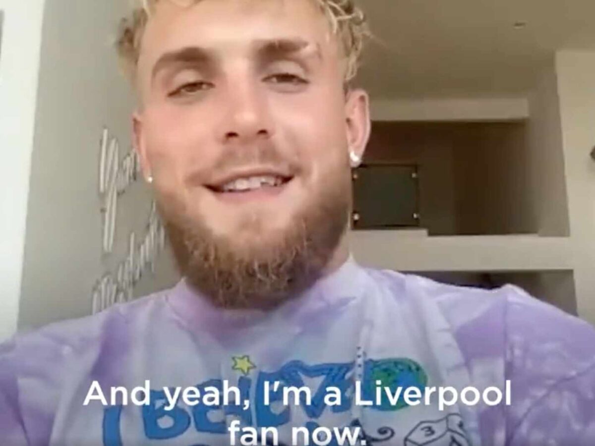 Jake Paul announces himself as Liverpool and Mo Salah fan