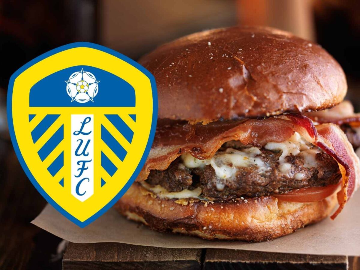 Leeds United are under fire for selling an overly burned cheeseburger at Elland Road