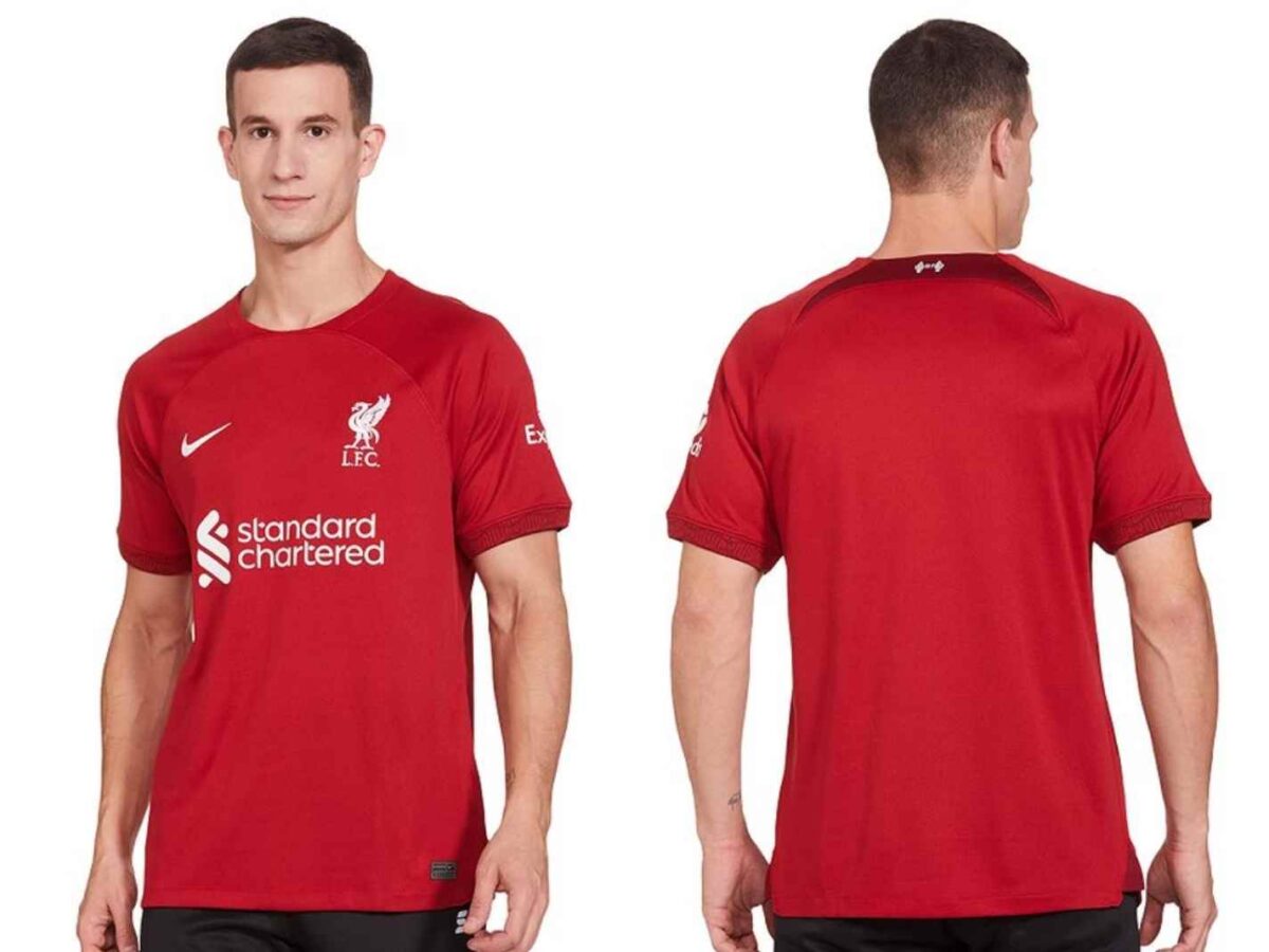 Liverpool home kit 2223 season (1)