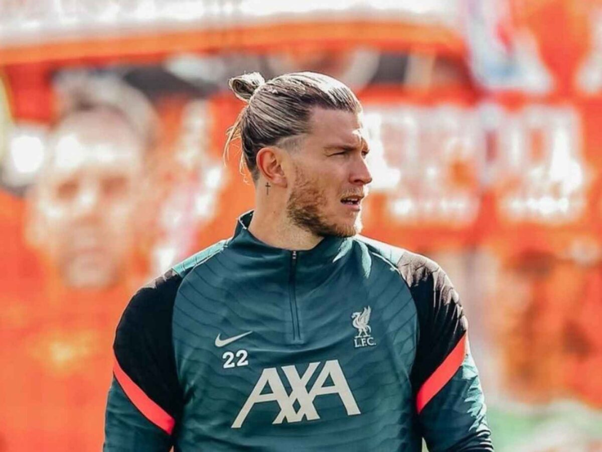 Loris Karius in Liverpool training