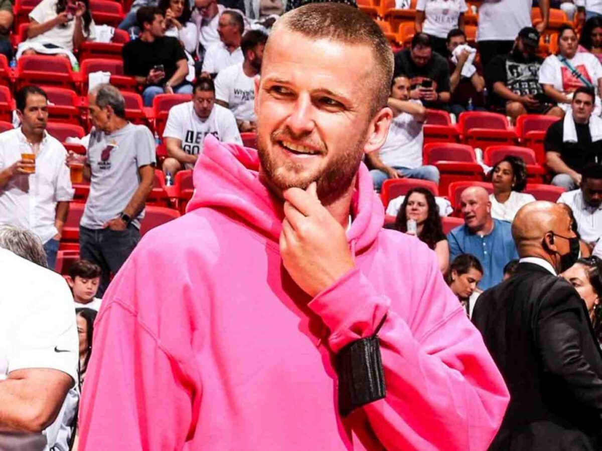 Eric Dier at a basketball game.