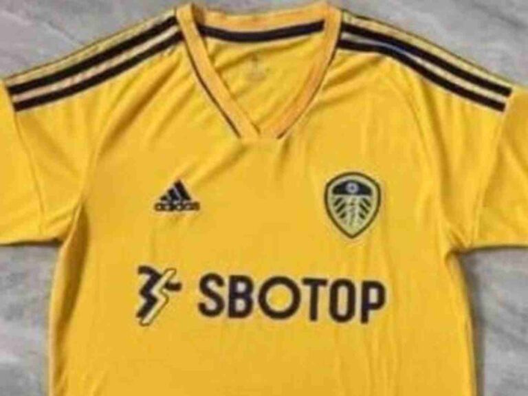 leeds yellow away kit