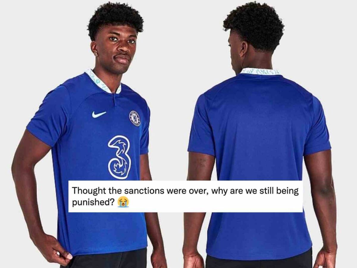 Chelsea home kit for 2223 season gets annihilated on social media