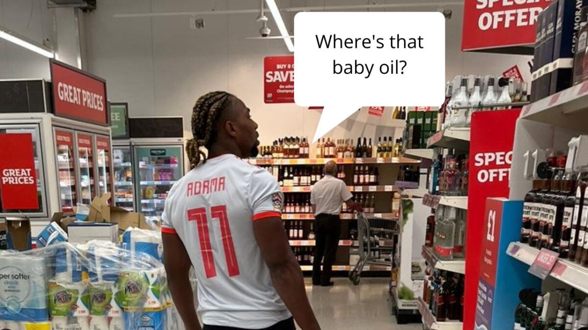 Adama Traore at Sainsbury's