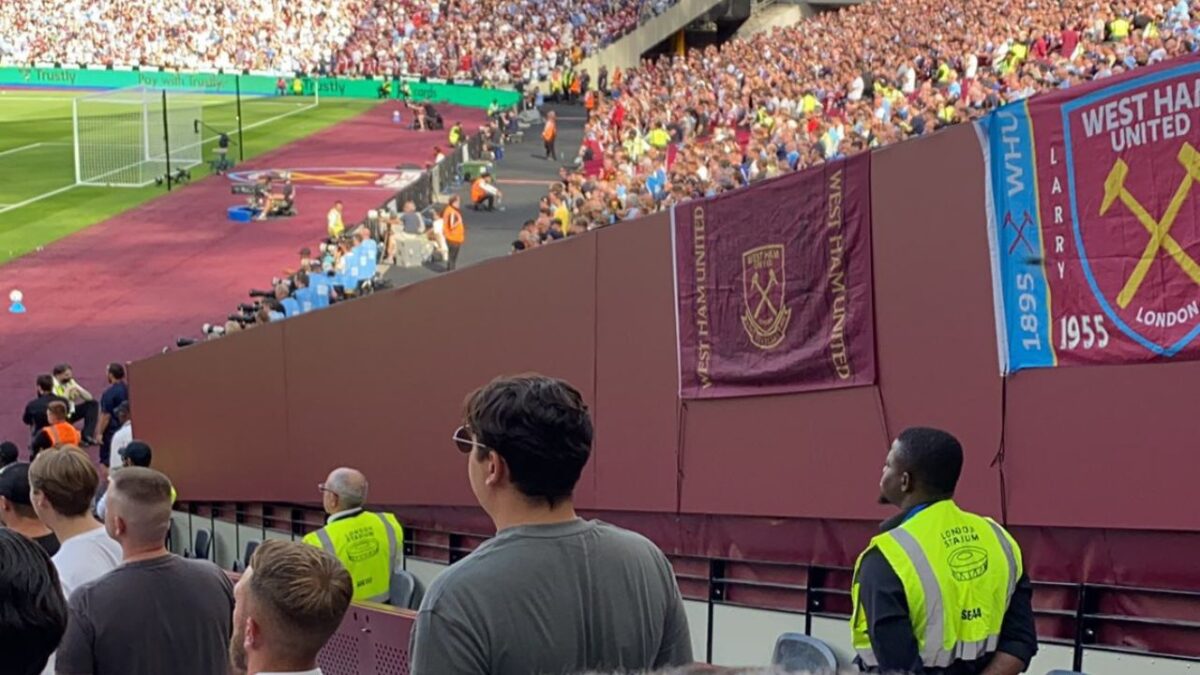 New barrier separating home and away fans installed at London Stadium