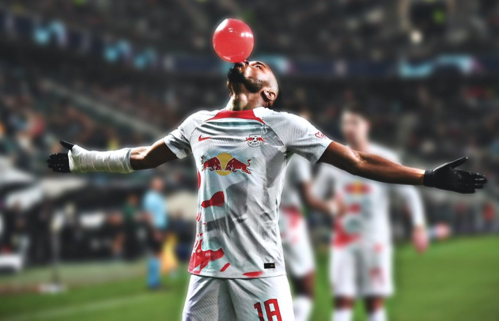 Why Christopher Nkunku Celebrated His Goal By Blowing Up A Red Balloon