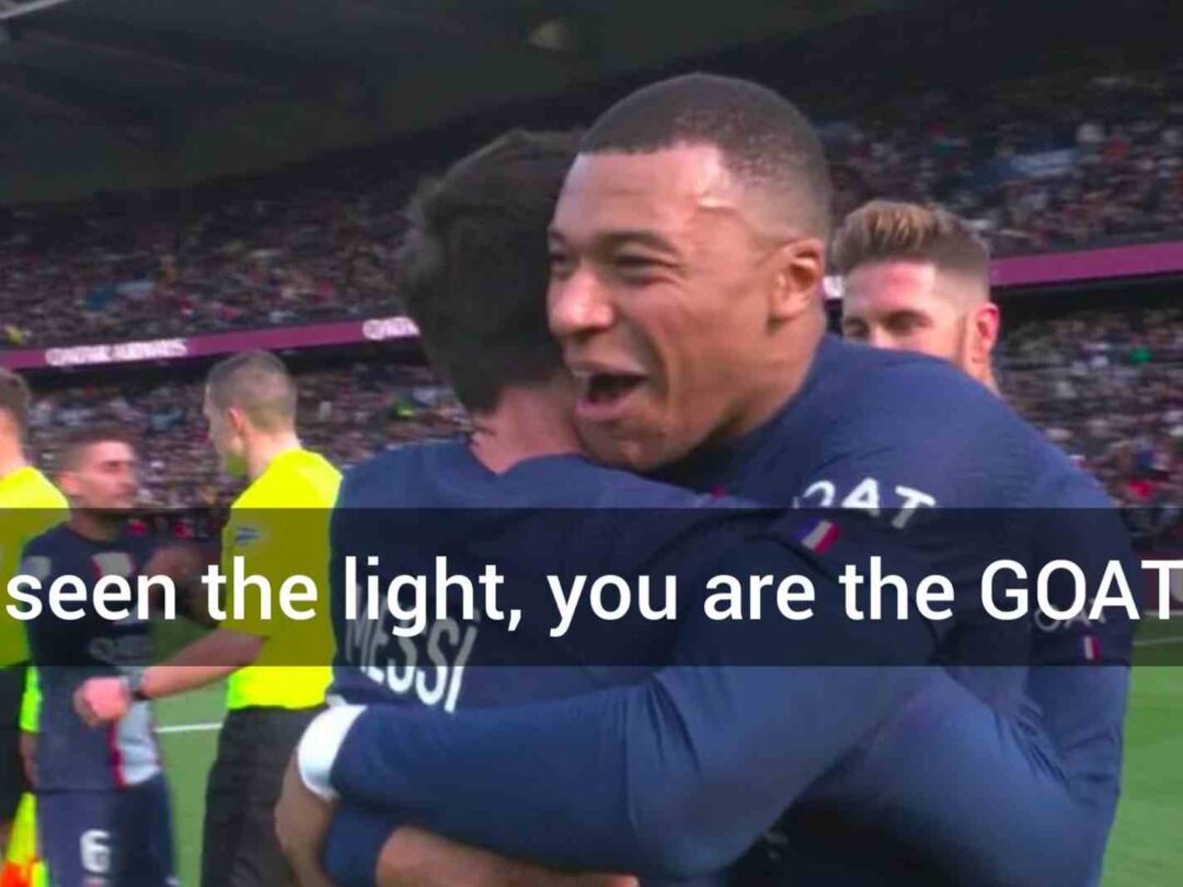 Internet Is Obsessed With Videos Of Kylian Mbappe Hugging Lionel Messi Thick Accent 4004