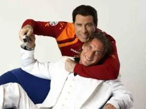 The Backstory Behind Awkward John Travolta And Francesco Totti Photoshoot