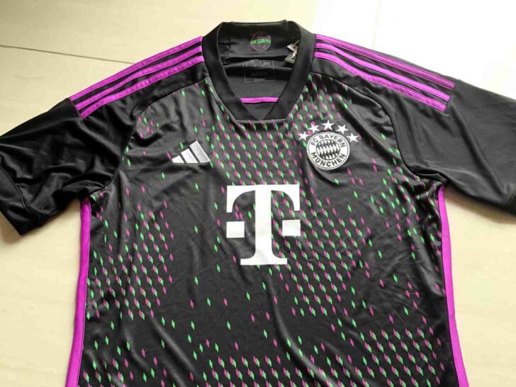 Leaked Pics Confirm Futuristic Bayern Munich Away Kit For 2324 Season Thick Accent 3036