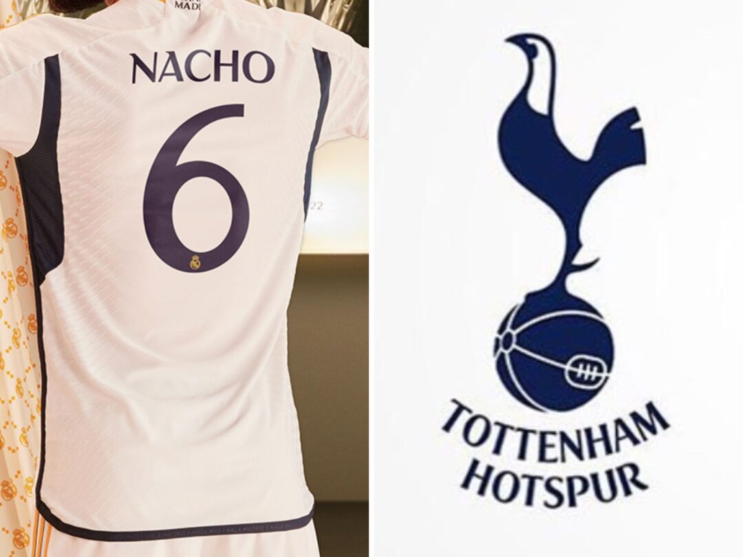 Fans Cant Unsee Tottenham In Real Madrid Home Kit Design Thick Accent