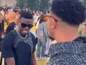 Fans Shocked at Jadon Sancho and Paul Pogba’s Height Difference at Paris Fashion Week