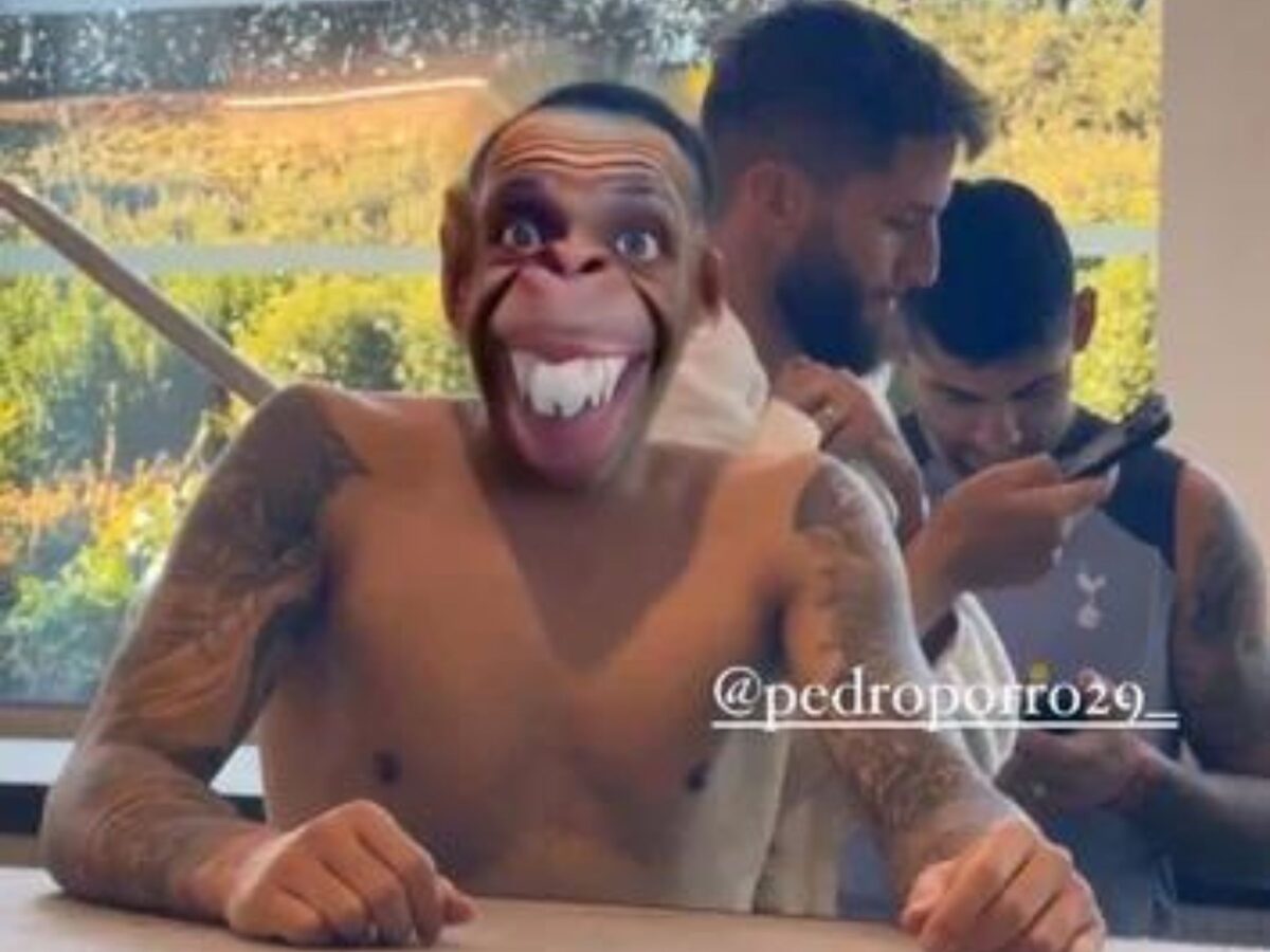 James Maddison's Monkey Filter Prank on Pedro Porro