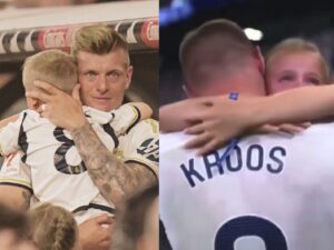These Pics of Toni Kroos’ Wife And Kids From His Real Madrid Farewell Are Truly Heartbreaking