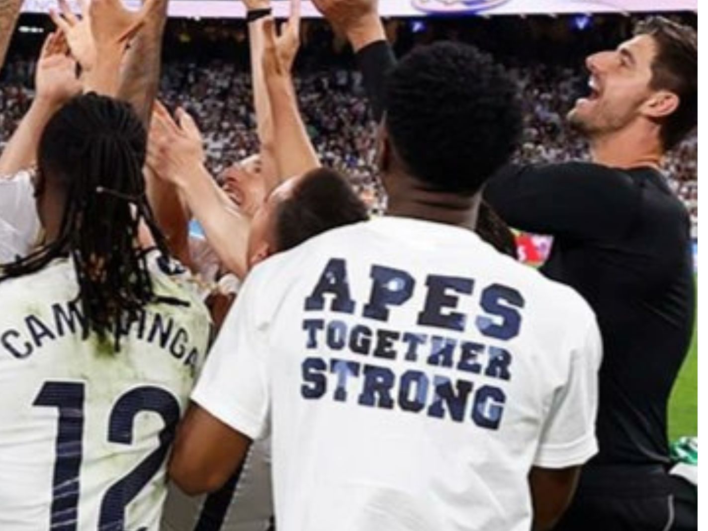 Where to Buy the ‘Apes Together Strong’ T-Shirt Seen on Tchouameni at Toni Kroos’ Farewell