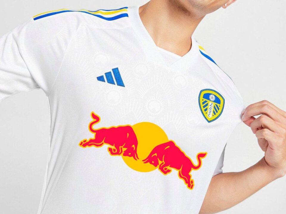 Trending Leeds United 24/25 Home And Away Kit Concepts With Red Bull