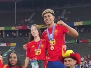 Look Lamine Yamal Spotted In Rare Public Photos With Girlfriend Alex Padilla After Euro 2024 Triumph