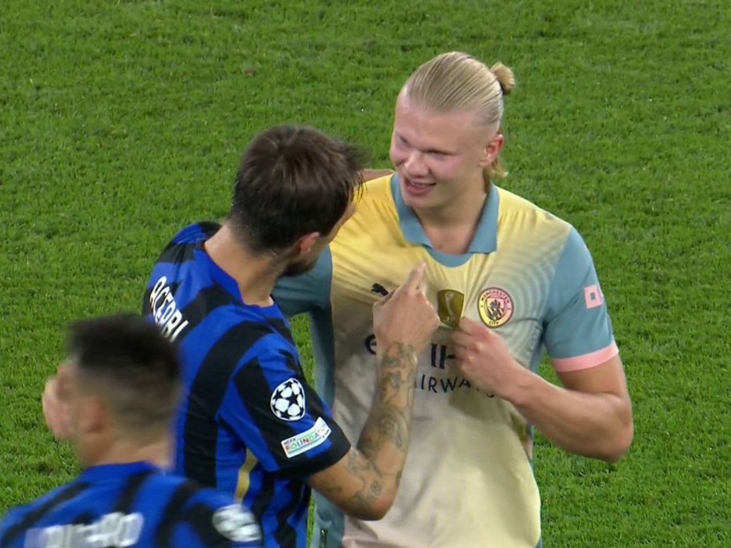 Erling Haaland and Francesco Acerbi Go Viral with Witty Post-Match Exchange